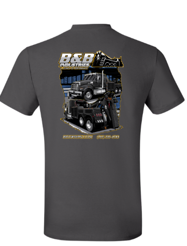 B&B Short Sleeve T-Shirt Western Star Themed