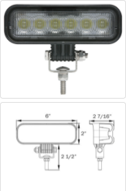 Thinline LED work down light